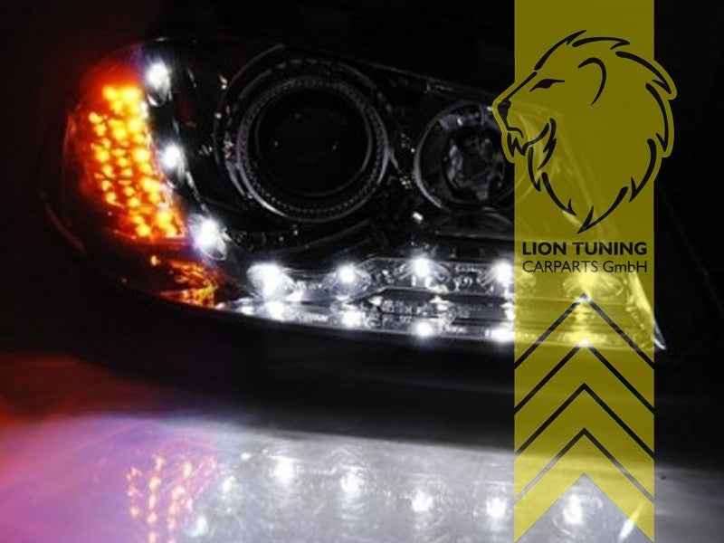 LTG Pair LED DRL Lightbar Headlights Seat Ibiza 6L 6L1 6L2 02-09 chrome LHD