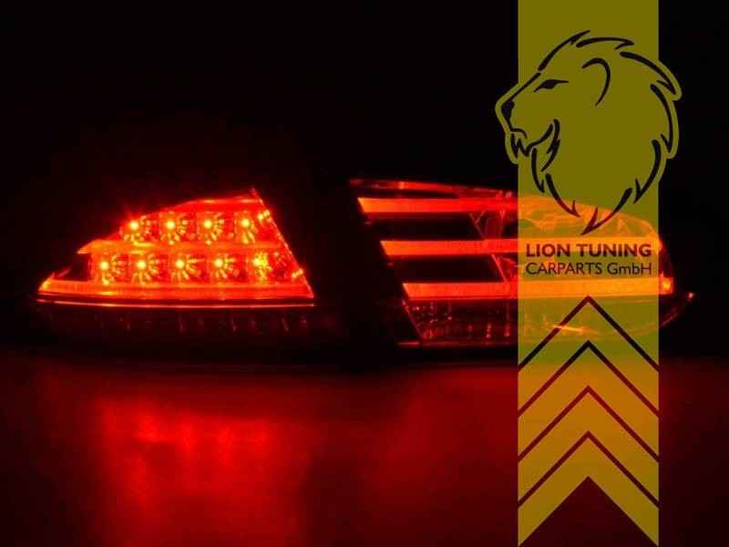 LTG Pair LED Rear Lights Tail Lamps Seat Leon 1P Facelift 09-12 smoke grey LHD