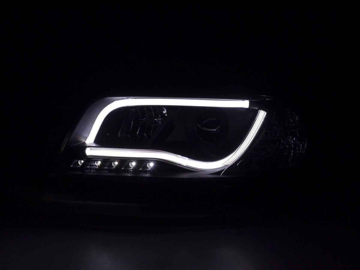 FK Pair LED DRL Lightbar Headlights Audi A6 C5 4B 01-04 RHD
