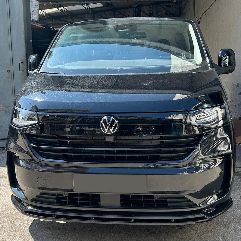 OW Front Bumper Splitter VW Transporter T7 24+ ABS Gloss Black
