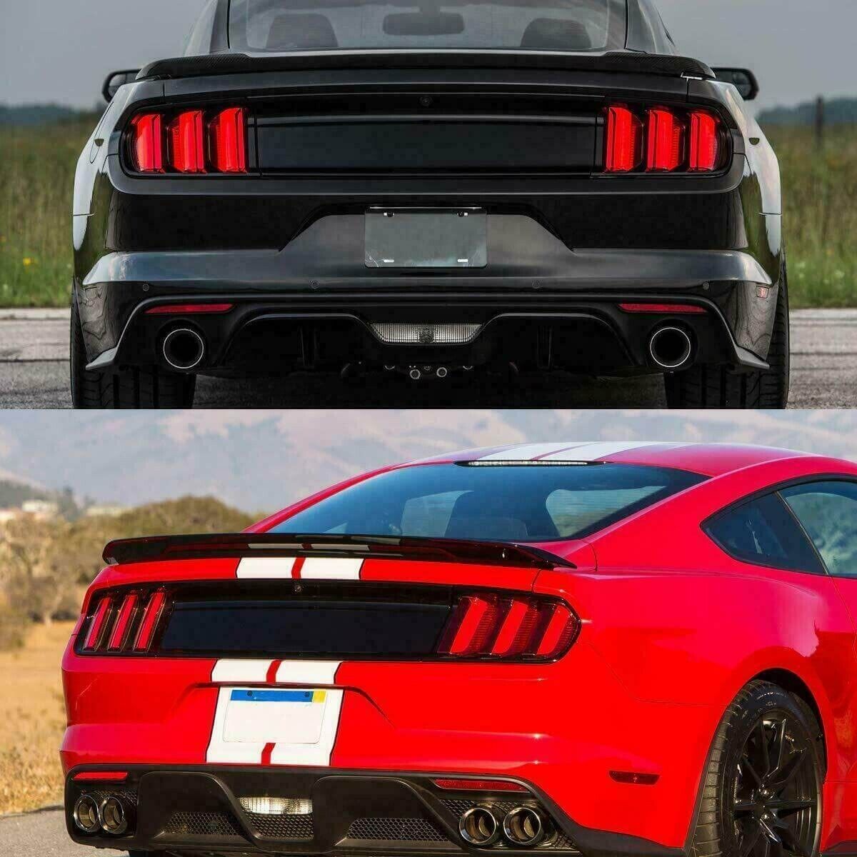 VLAND  15-23 Ford Mustang 6 MK6 S550 5 Mode Dynamic Lightbar LED DRL Rear Lights