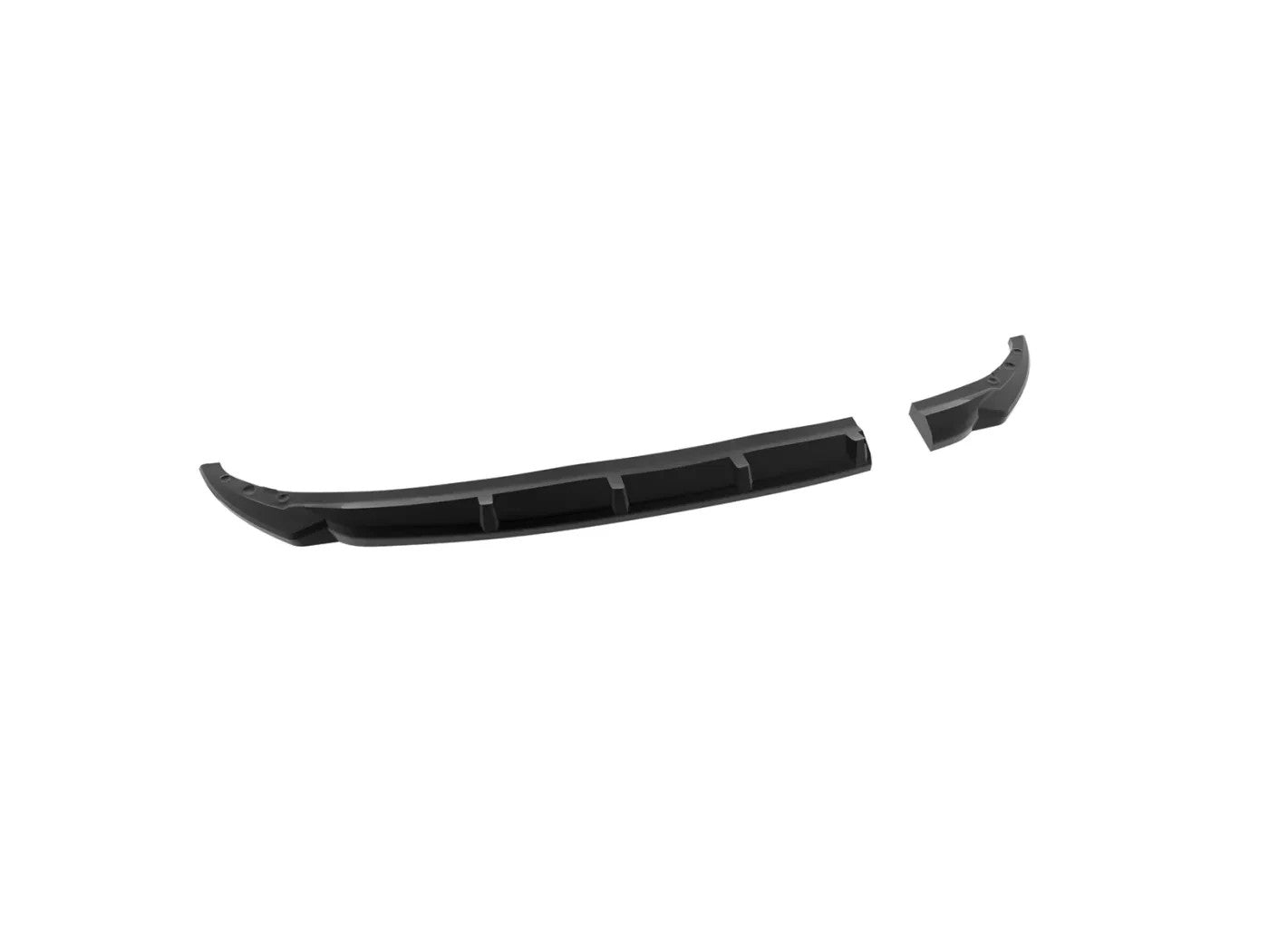 Motordrome Design Rear Bumper Splitter Diffusor Opel Corsa F 19+ Glossy Black