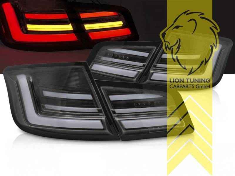LTG Pair LED Rear Lights Tail Lamp BMW 5 Series F10 Sedan M5 S63 10-17 Black LHD