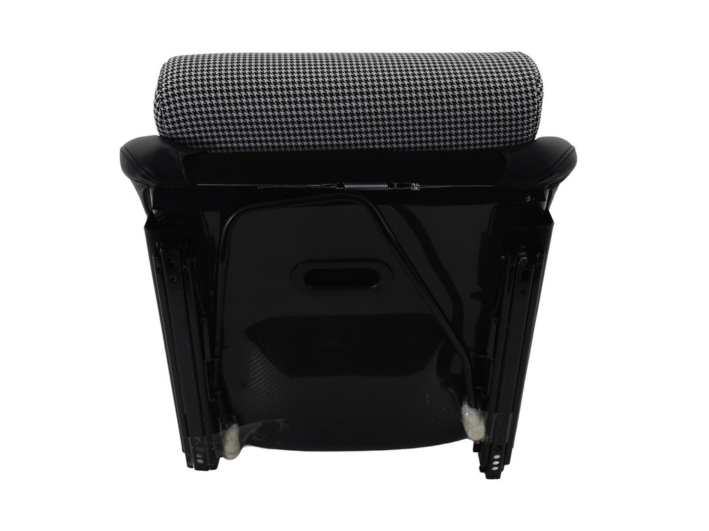 DTK Pair Universal Aftermaket PORSCHE Style 2 Bucket Seats black textile slides