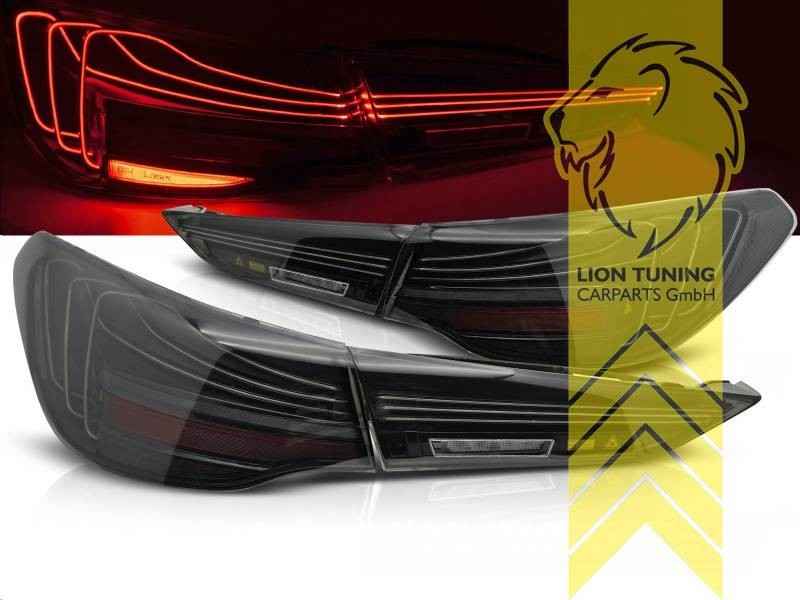 LTG Pair LED Rear Lights Tail Lamp BMW G22 Coupe G23 G26 Gran Coupe Black LHD