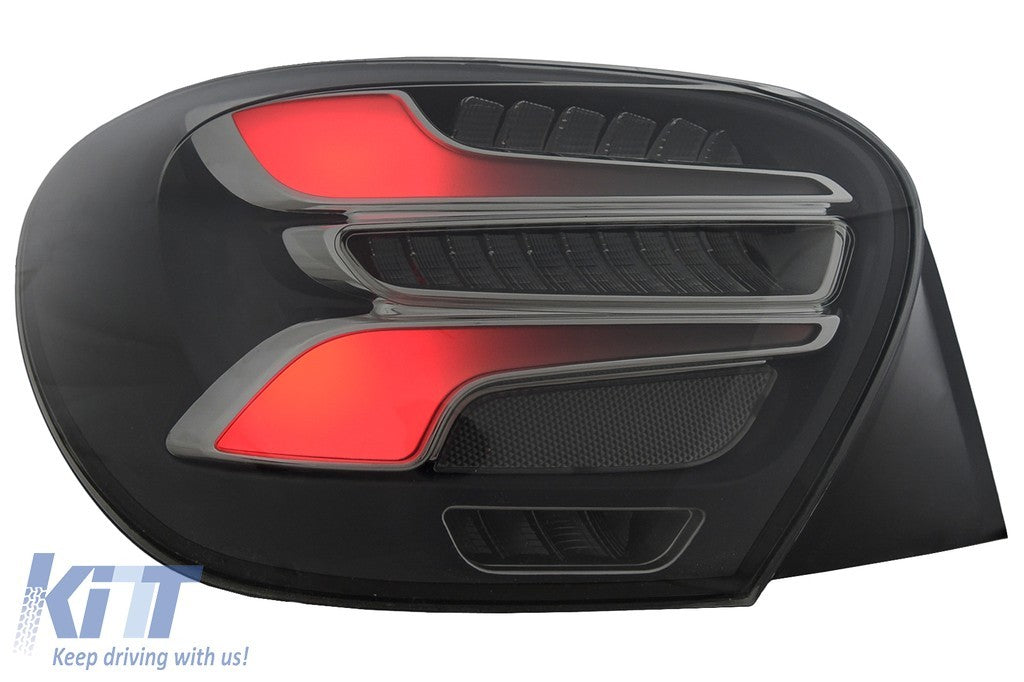 KT Pair LED Rear Lights Merc A-Class W176 13-08.15 Smoke Facelift AMG Style LHD