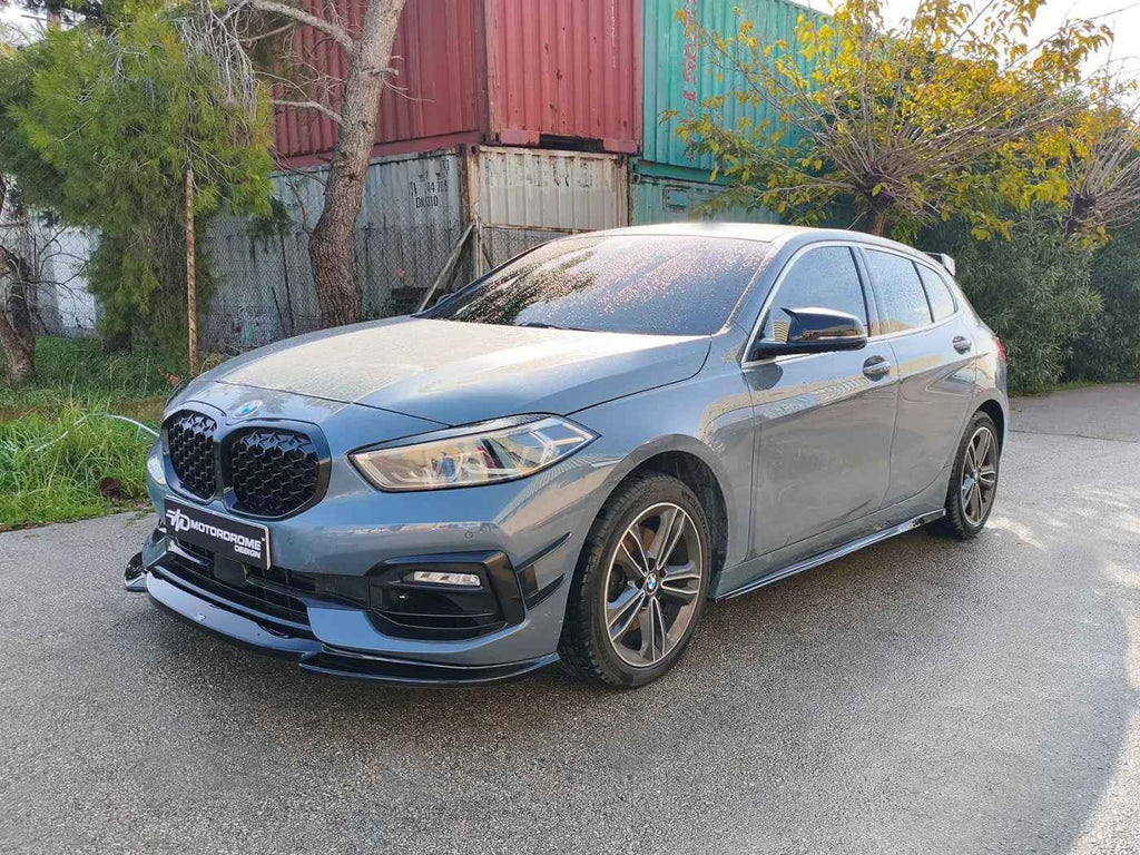 Motordrome Design Side Skirts Extensions BMW 1 Series F40 Glossy Black