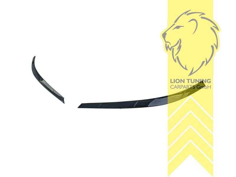 LT Headlight eyebrow covers shades trims VW Tiguan AD1 16-20 glossy black ABS
