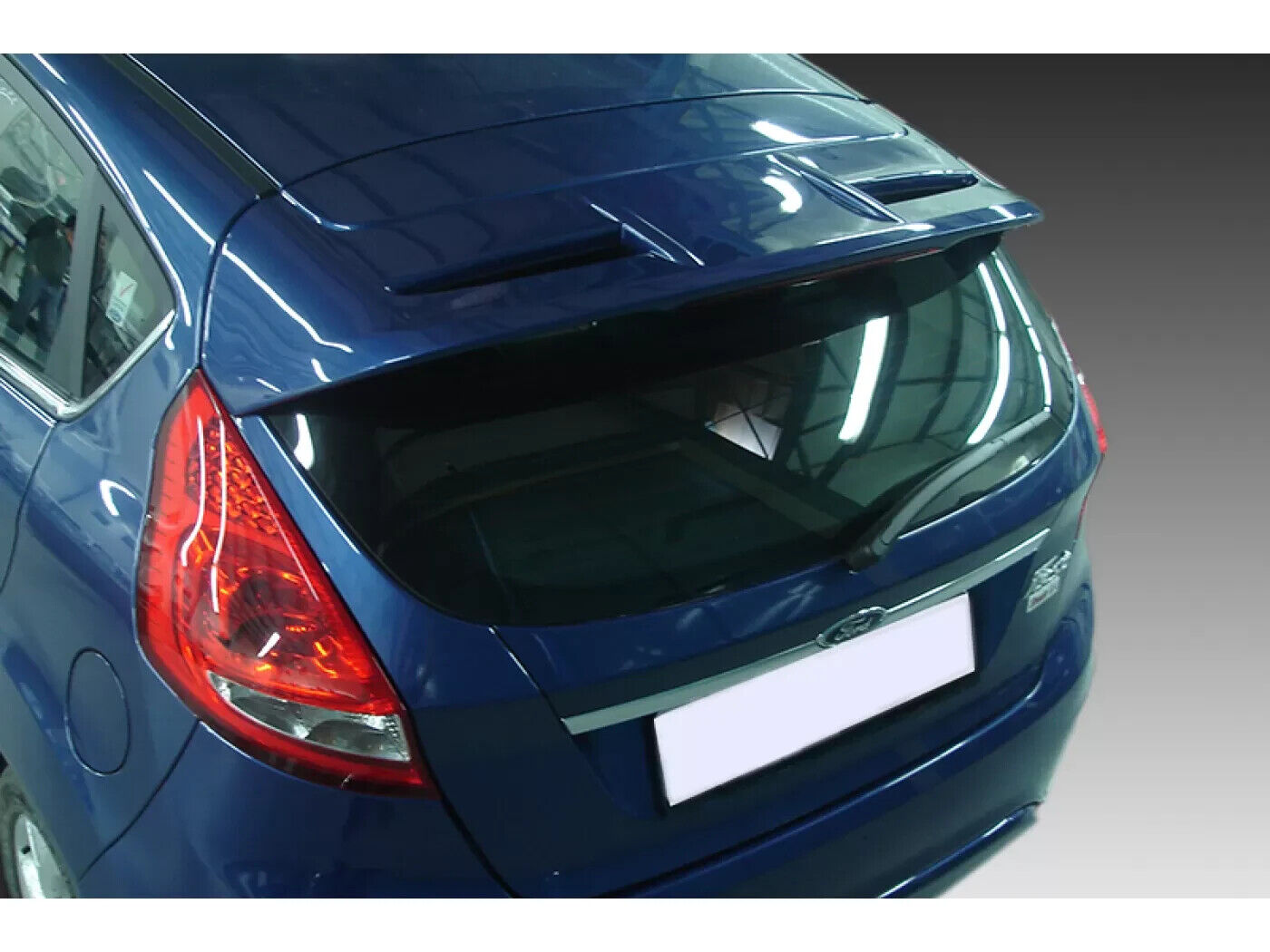 Motordrome Design Rear Roof Spoiler Boot Tail Wing Mk7 08-13 Gloss Black