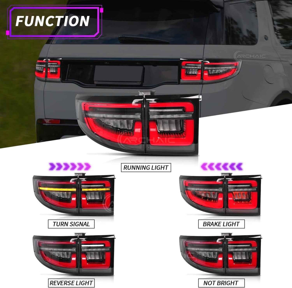 AC Pair Seq Anim LED DRL Rear lights LAND ROVER DISCOVERY SPORT L550 19-22
