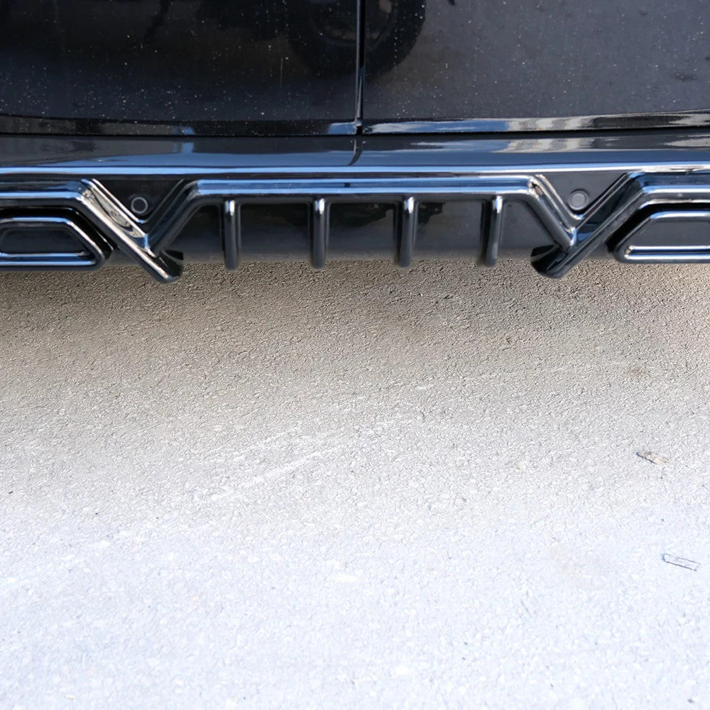 OW Rear Diffusor Diffuser VW Transporter T7 24+ Transit Custom 2 ABS Gloss Black