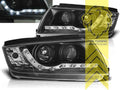 LTG Pair Headlights Skoda Fabia 1 6Y 6Y2  6Y3 6Y5 Facelift 99-07 black LHD