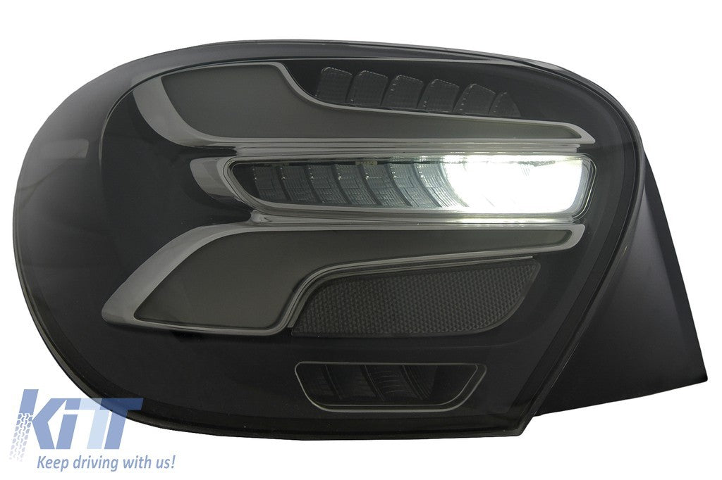 KT Pair LED Rear Lights Merc A-Class W176 13-08.15 Smoke Facelift AMG Style LHD
