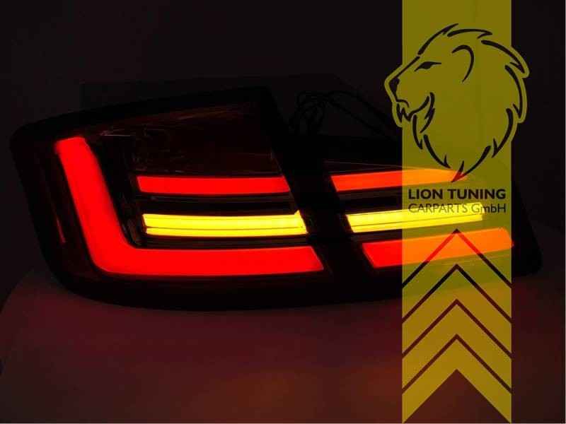 LTG Pair LED Rear Lights Tail Lamp BMW 5 Series F10 Sedan M5 S63 10-17 Black LHD