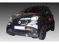 Motordrome Design Front Bumper Lower Splitter Smart 453 Gloss Black