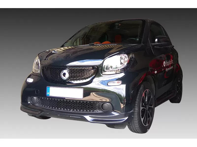 Motordrome Design Front Bumper Lower Splitter Smart 453 Gloss Black