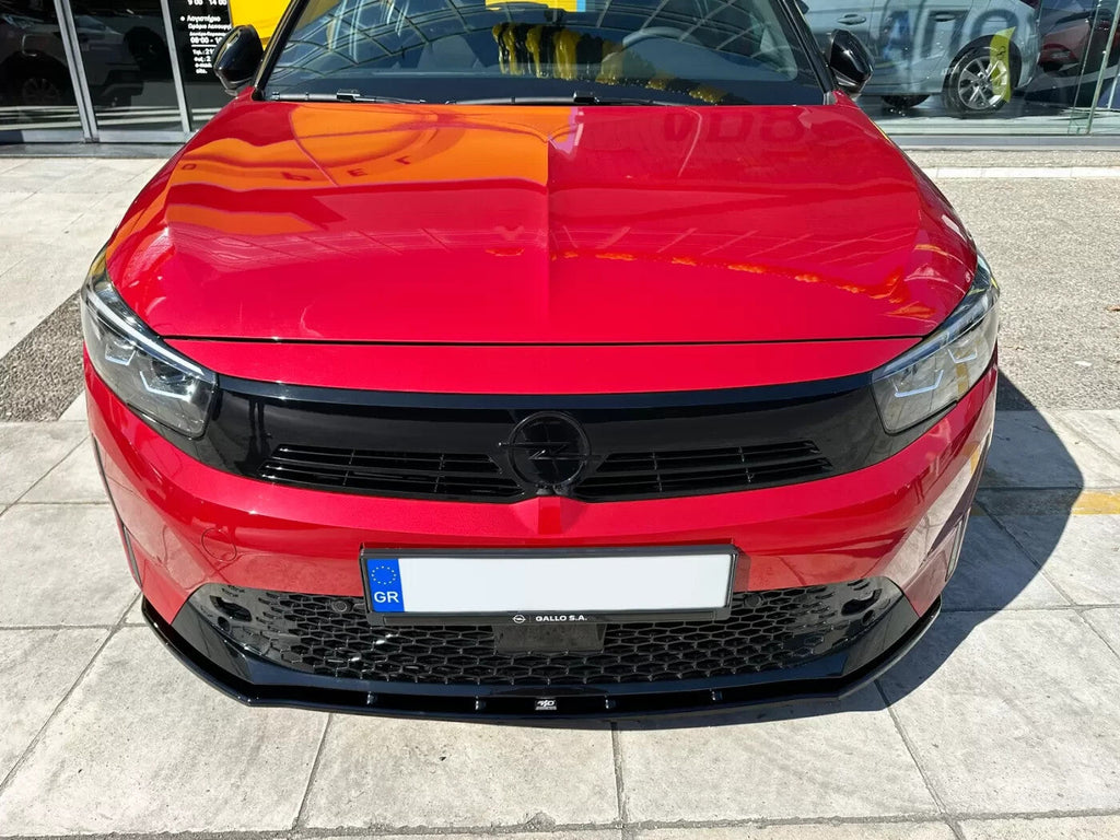 Motordrome Design Front Bumper Lower Splitter Opel Vauxhall Corsa F Facelift 23+