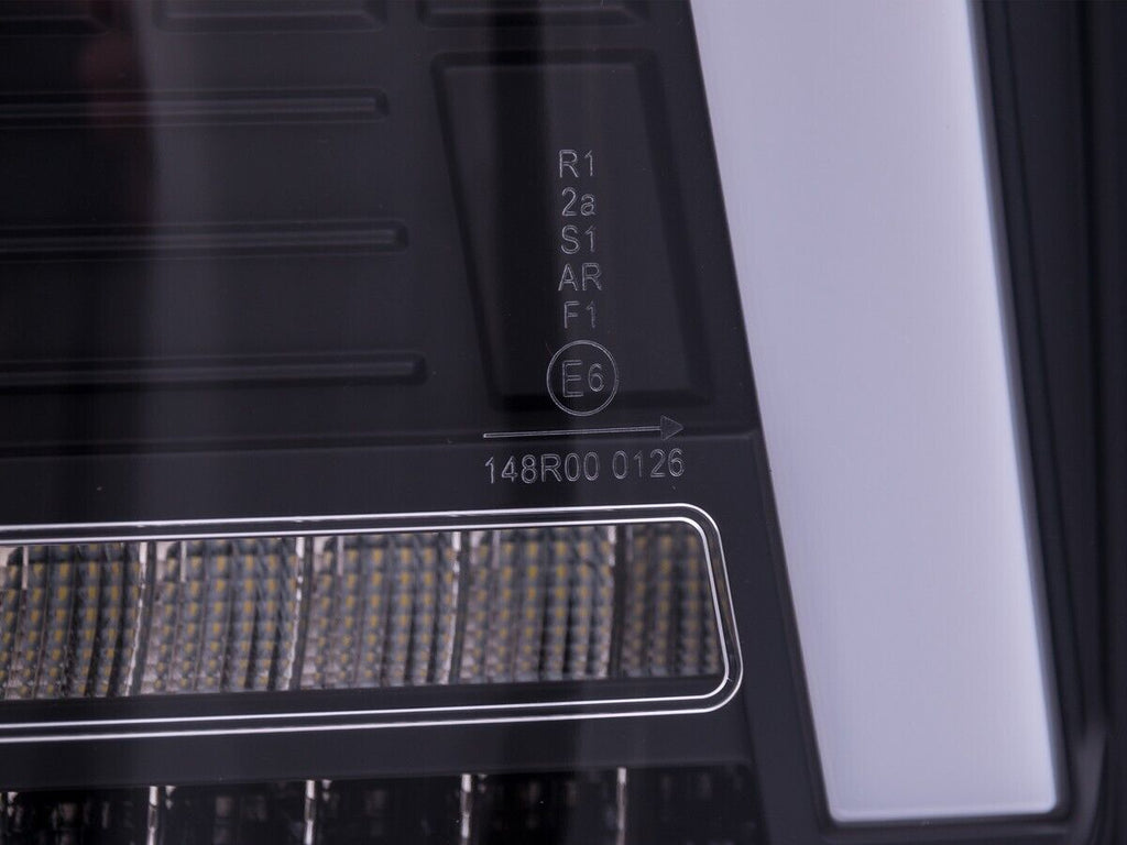 FK Pair LED Light Bar Rear Lights Dynamic Wing Doors VW Transporter T6 16-19 LHD