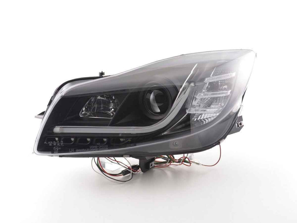 FK Pair LED DRL Halo Lightbar Headlights Opel Vauxhall Insignia 08-13 LHD