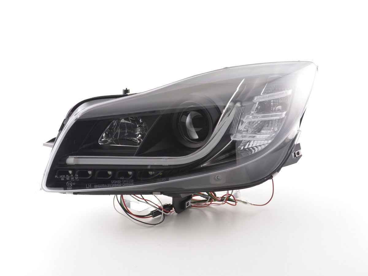 FK Pair LED DRL Halo Lightbar Headlights Opel Vauxhall Insignia 08-13 LHD