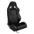 ATST x1 LH Luxe Universal Bucket Seat Black Alcantara Suede Edition + slides