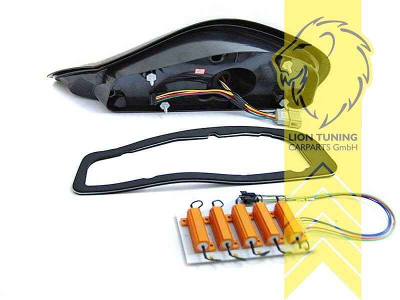 UK Used LT LED Lightbar DYNAMIC Rear Lights Tail Lamps Porsche Boxster 986 LHD