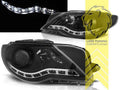 LTG DEPO Pair LED DRL Halo Lightbar Headlights VW Passat CC 357 08-12 LHD