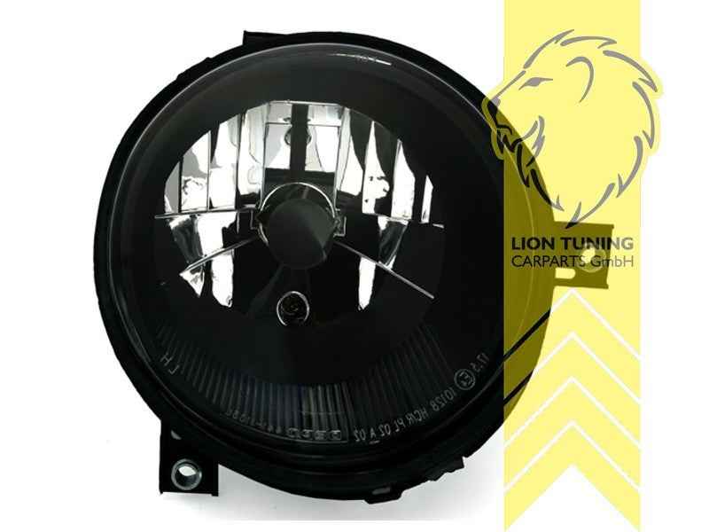 LTG Pair DEPO Headlights + Glass Indicators VW Lupo 6X1 6E1 98-05 Black LHD