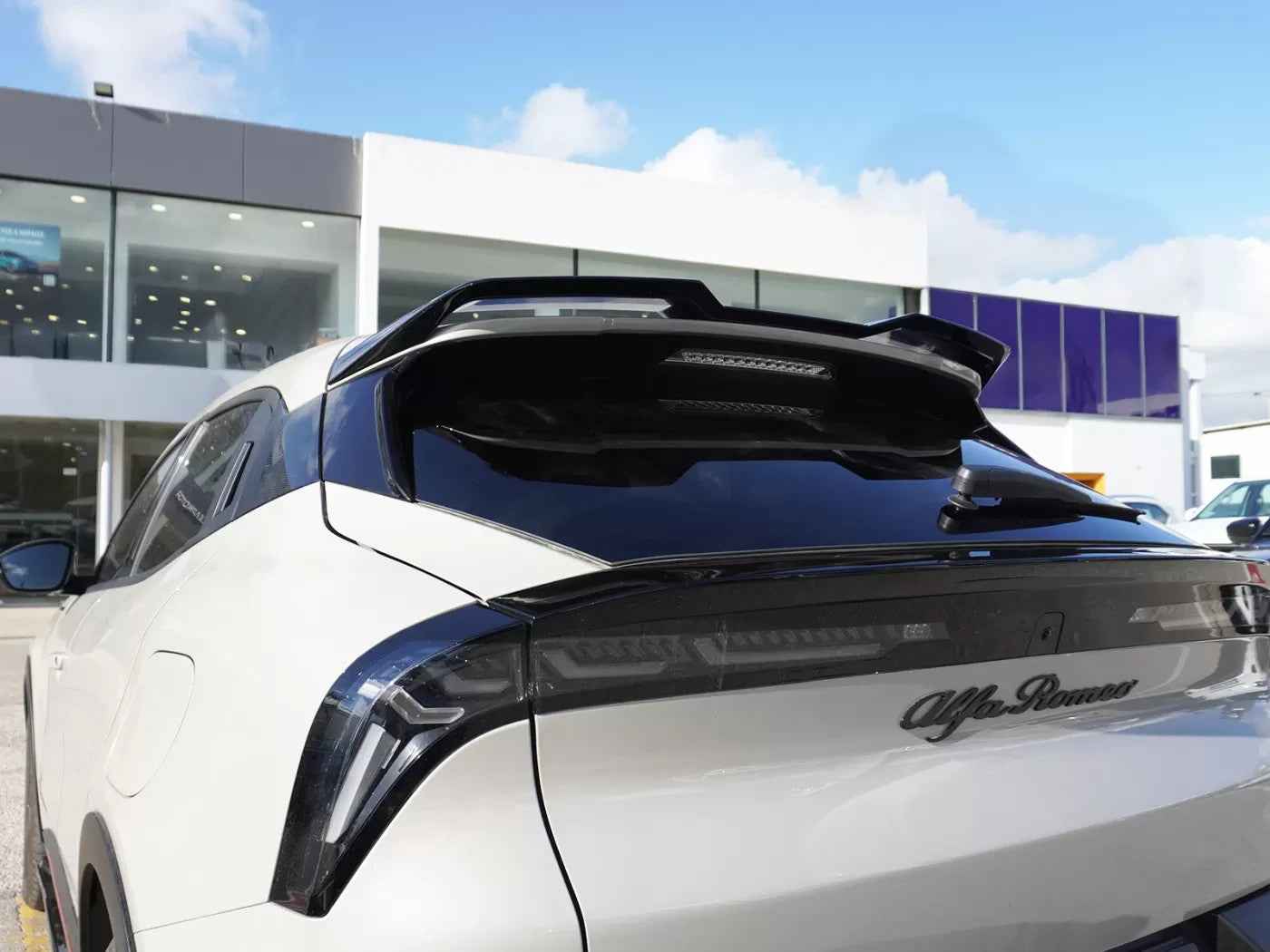 Motordrome Roof Spoiler Rear Wing Alfa Romeo Junior 24+ FRP Unpainted Finish