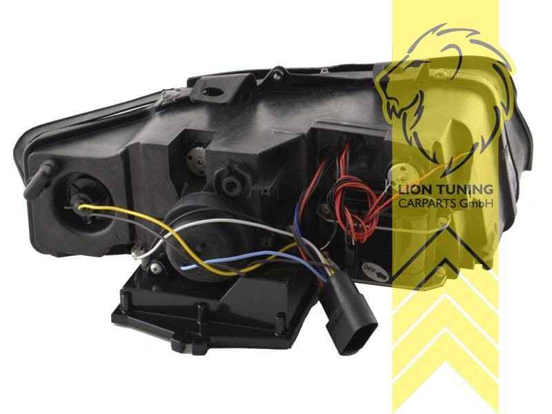 UK LTG Pair LED Halo Angel Eye Headlights Audi A4 B6 8E Sedan Avant 00-04 LHD