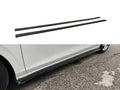 Motordrome Side Skirts Extensions Golf Mk8 GTI GTI Clubsport R-Line Gloss Black