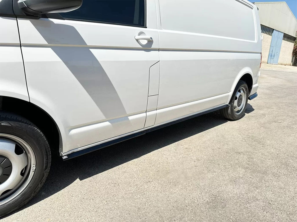 Motordrome Side Skirts Extensions T6.1 Long Gloss Black