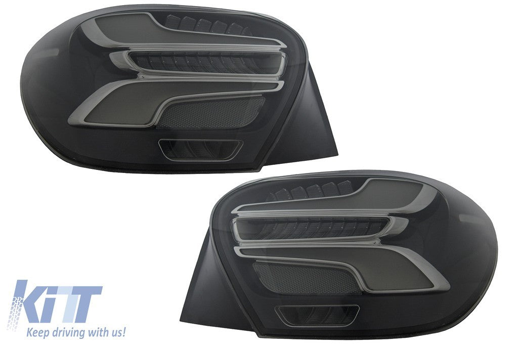KT Pair LED Rear Lights Merc A-Class W176 13-08.15 Smoke Facelift AMG Style LHD