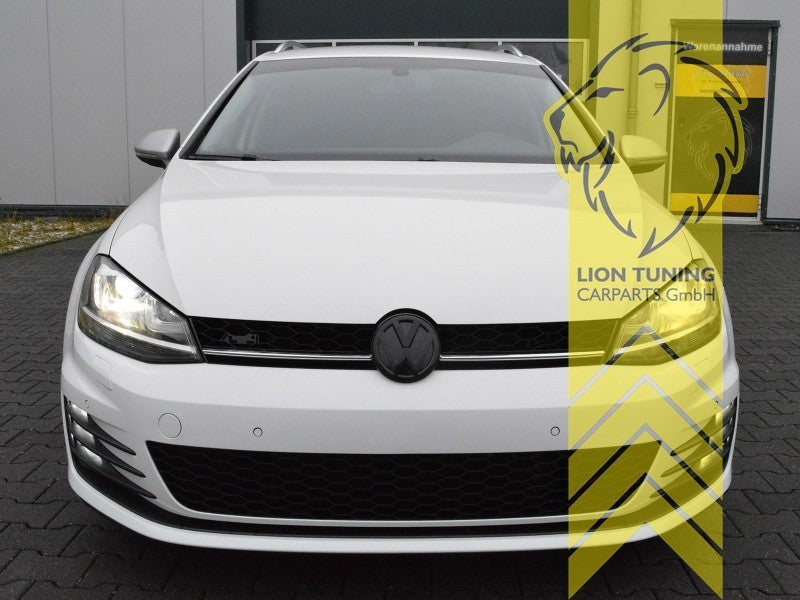 LT Pair LED DRL Lightbar Headlights VW Golf 7 Limo Variant R optics black LHD