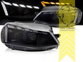 LT Pair LED DRL Lightbar Headlights VW Golf 7 Limo Variant Facelift 7.5 17+ LHD