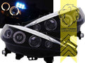 LTG Pair LED DRL U-Tube Headlights Peugeot 207 207CC Cabrio SW Break black LHD