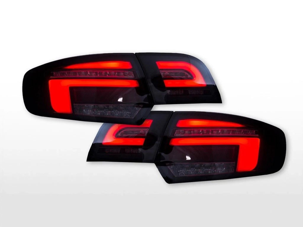 FKA Pair LED Rear Lights Tail Lamps Audi A3 8P 8PA 04-08 Black Smoke LHD