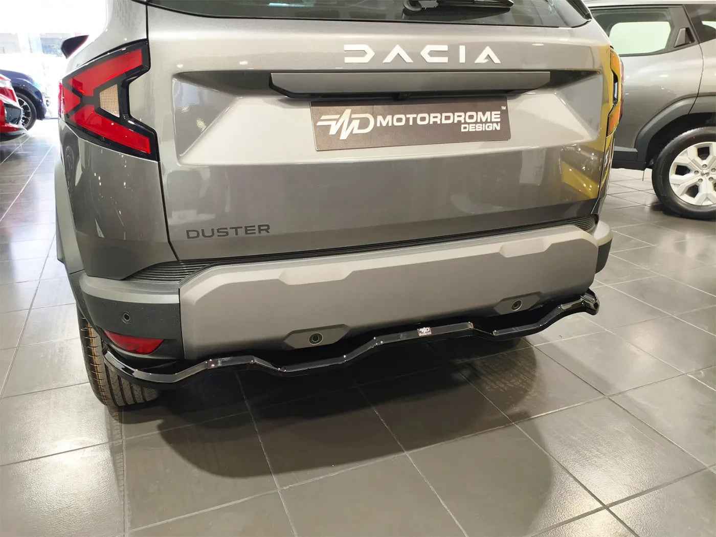 MTD Rear Bumper Splitter Diffuser Dacia Duster 3 Mk3 Gloss Black
