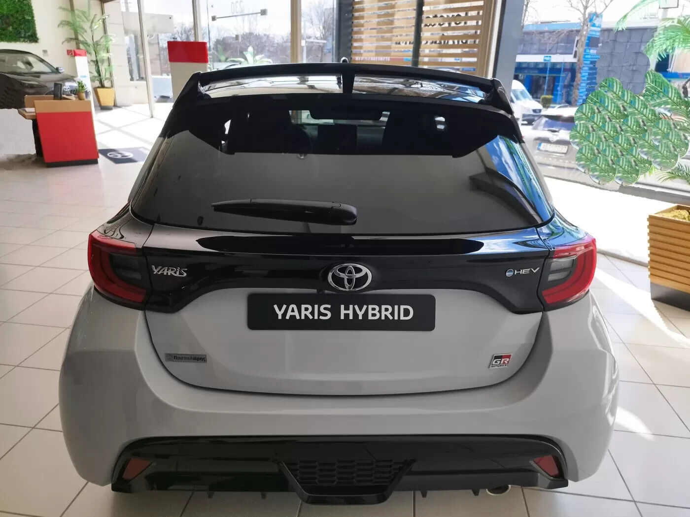 Motordrome Design Rear Wing Roof Spoiler Toyota Yaris Mk4 20+ UNPAINTED
