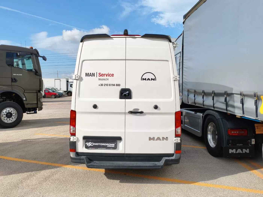 Motordrome Rear Wing Roof Spoiler VW Crafter Mk2 MAN TGE High Roof H2 17+ Barn D