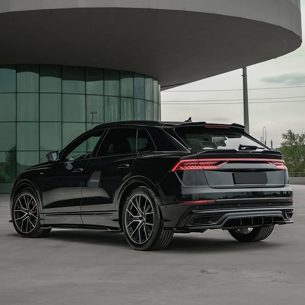 OW rear TRUNK Wing Spoiler AUDI RS Q8 / SQ8 / Q8 S-Line 2018+ Gloss Black