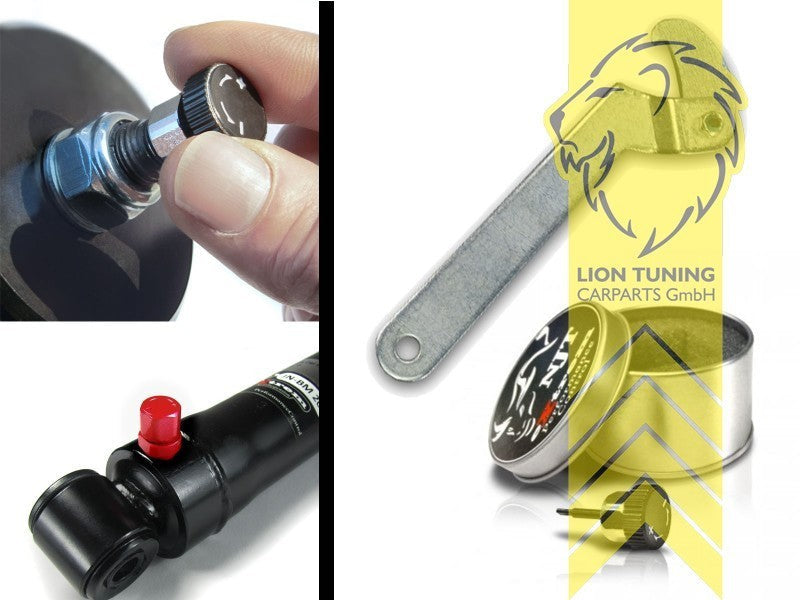 LT JOM hardness adj Lowering Coilovers VW Bus T6 T6.1 Transporter Van 4Motion
