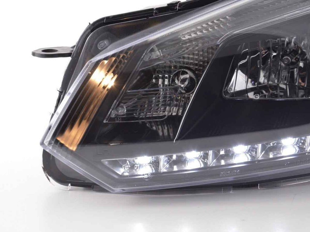 FK Pair LED DRL Lightbar Headlights VW Golf 6 MK6 1K 08+ RHD