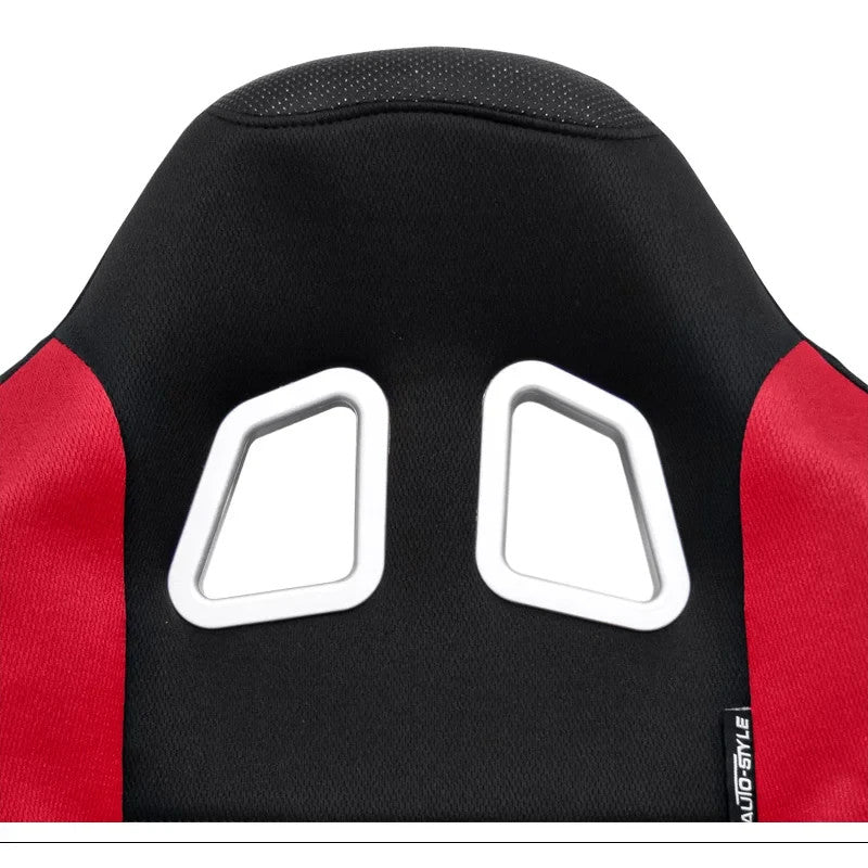 ATST x1 Fixed Back Drift Track Bucket Seat Black Red Car Van Bus Sim + slides