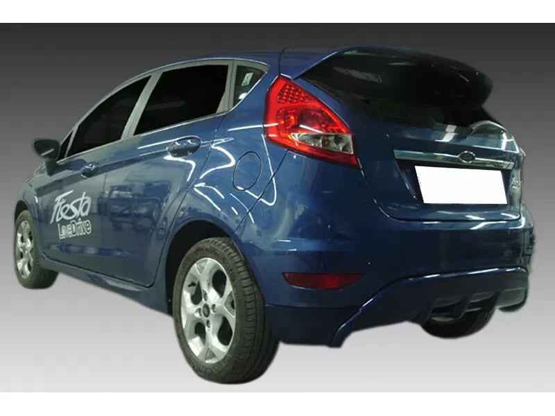 Motordrome Design Rear Bumper Diffuser Ford Fiesta Mk7 08-13 Gloss Black