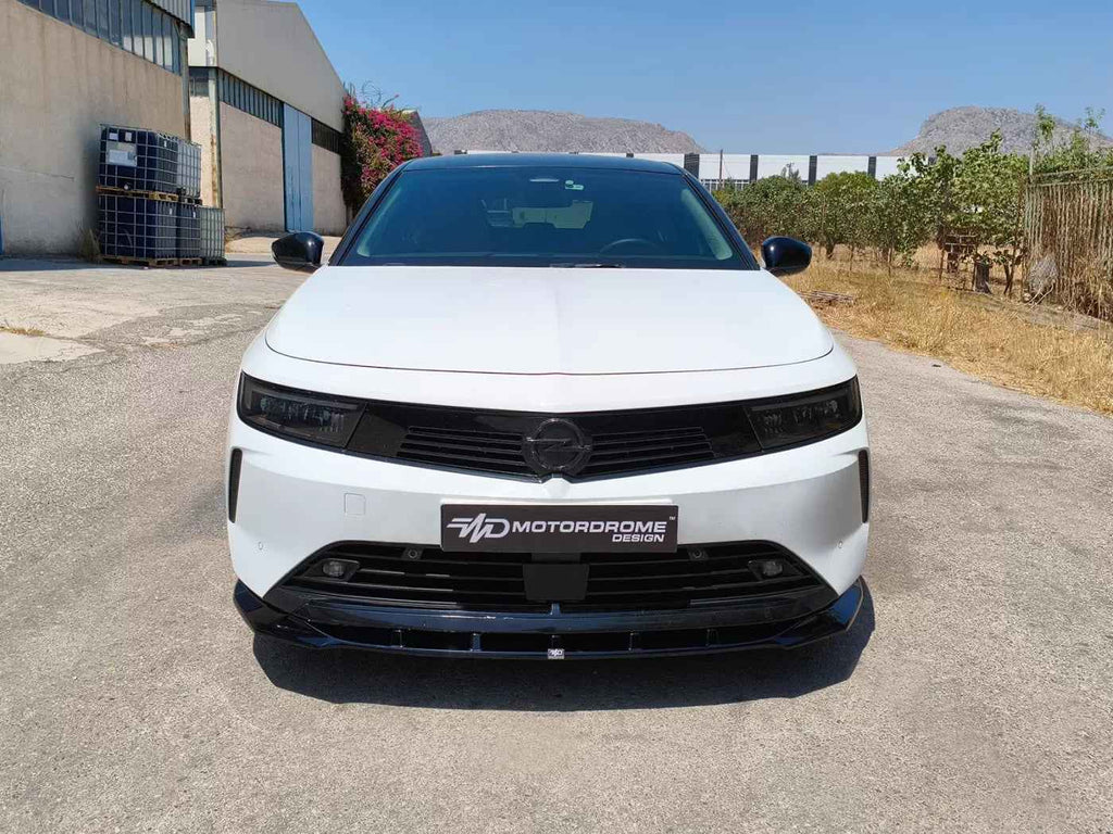 Motordrome Rear Splitter Diffusor Opel Vauxhall Astra L - Black Gloss ABS