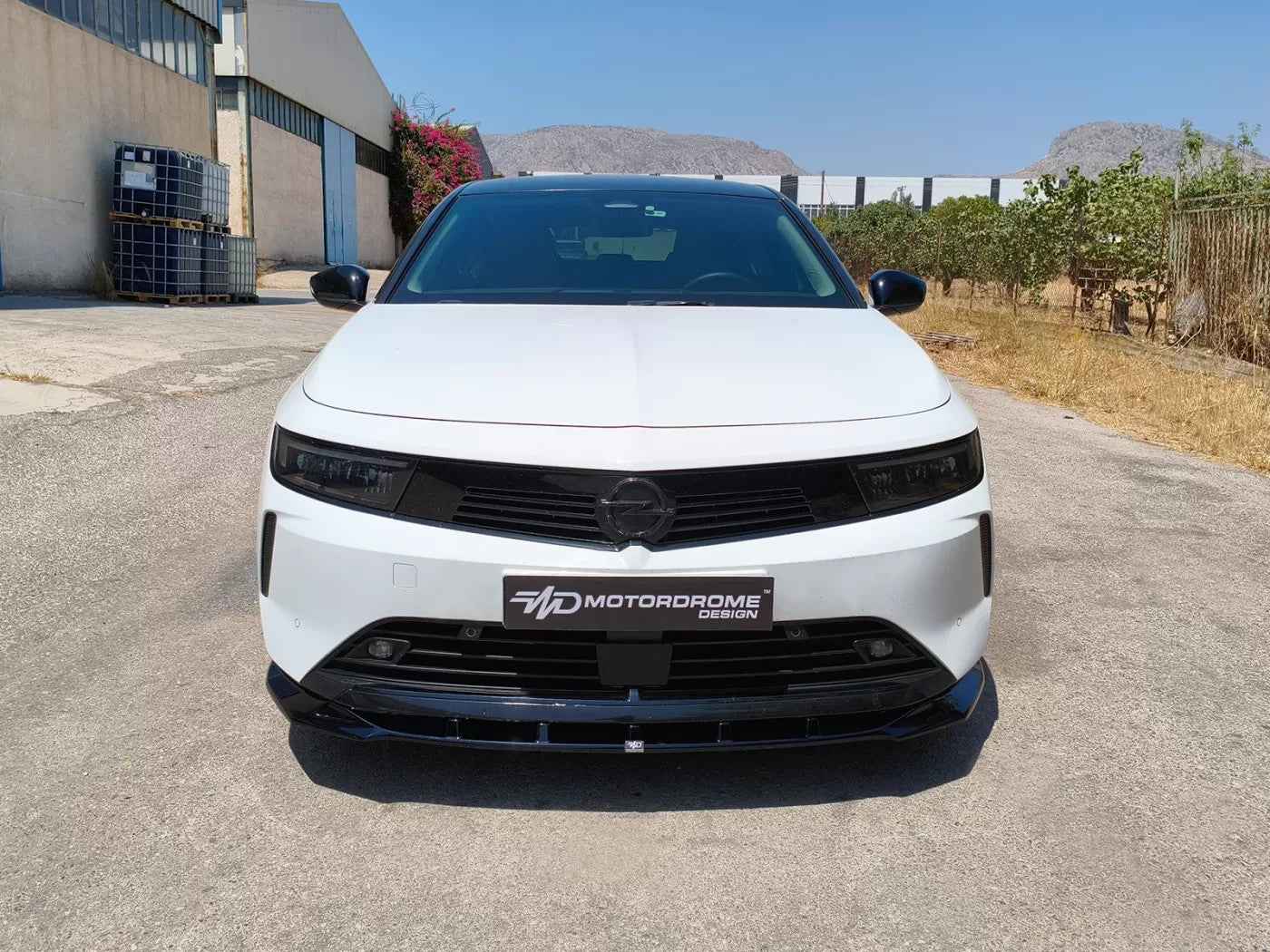 Motordrome Rear Splitter Diffusor Opel Vauxhall Astra L - Black Gloss ABS