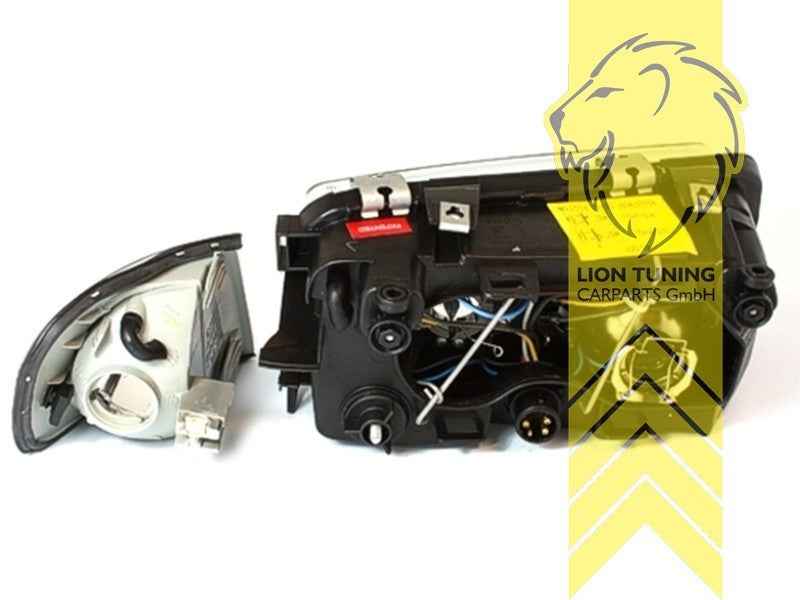 LTG Pair DEPO LED DRL Halo Ring Headlights Audi A3 8L 96-00 LHD