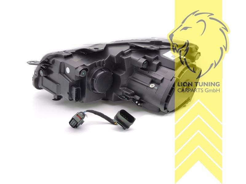 LT Pair Full LED DRL Lightbar Headlights VW Golf 6 08+ sedan convertible variant LHD