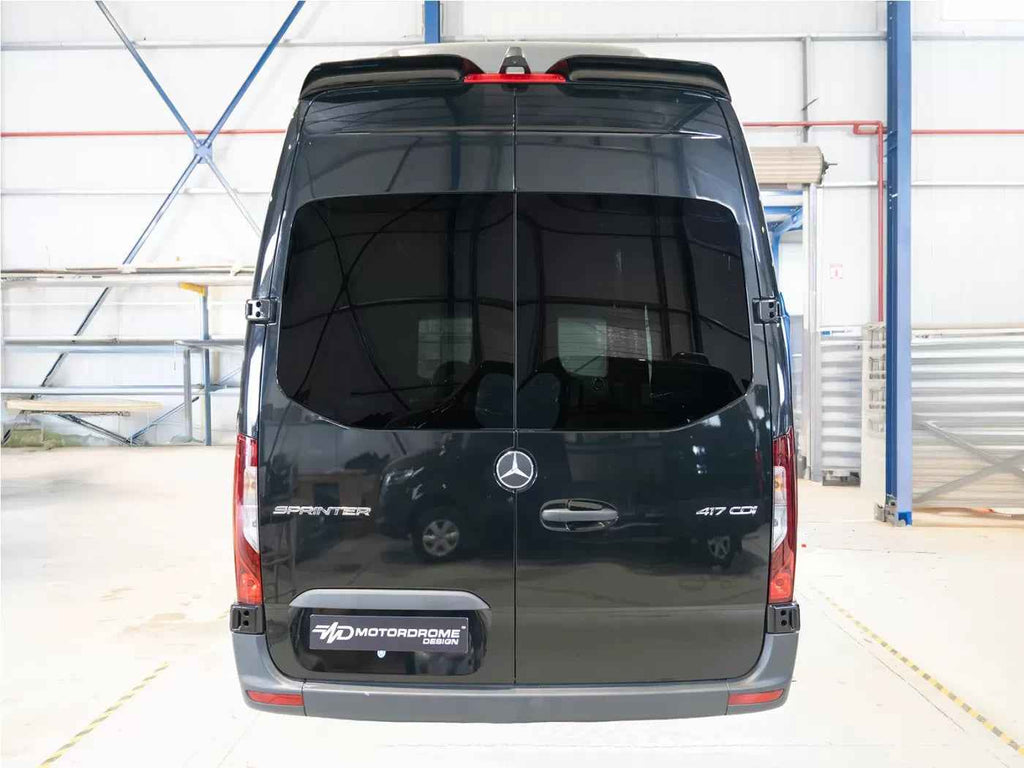 Motordrome Design Roof Spoiler Rear Wing Sprinter H2 Mk2 Mk3 VW Crafter H2 Mk1